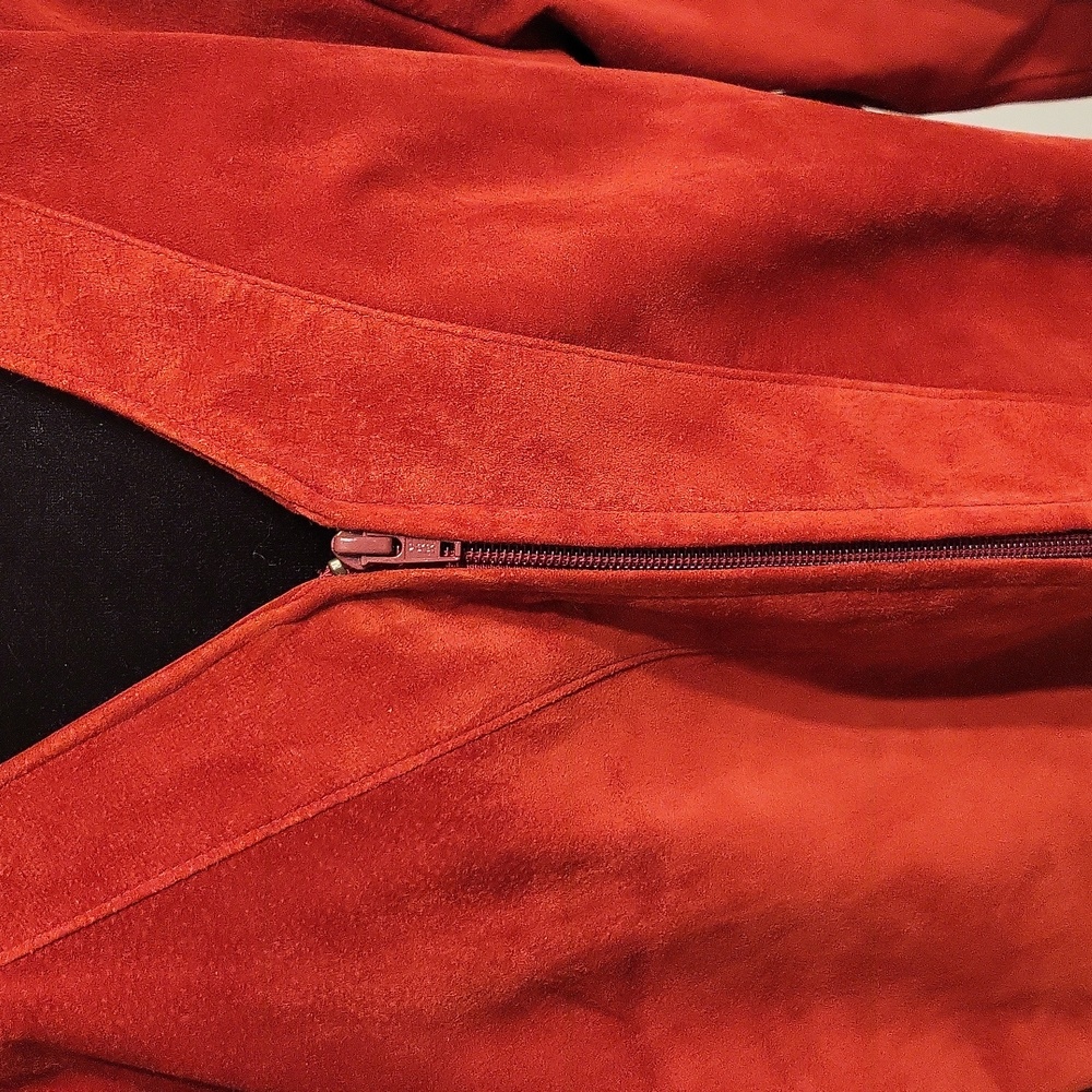 Danier Red Suede Jacket - Picture 3 of 14